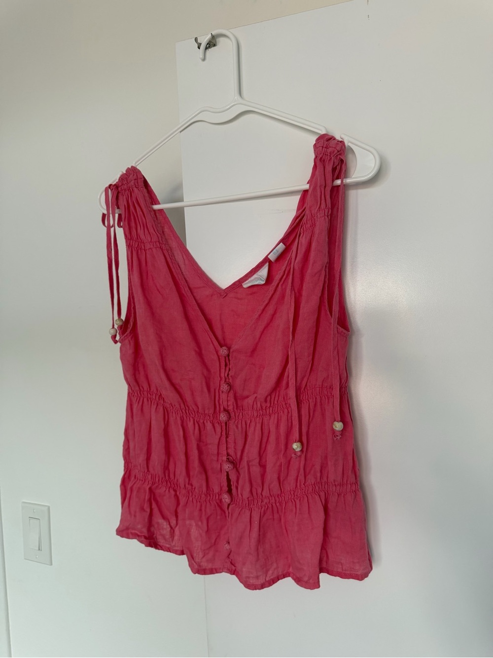 Vintage Cynthia Rowley 100% Linen Tank